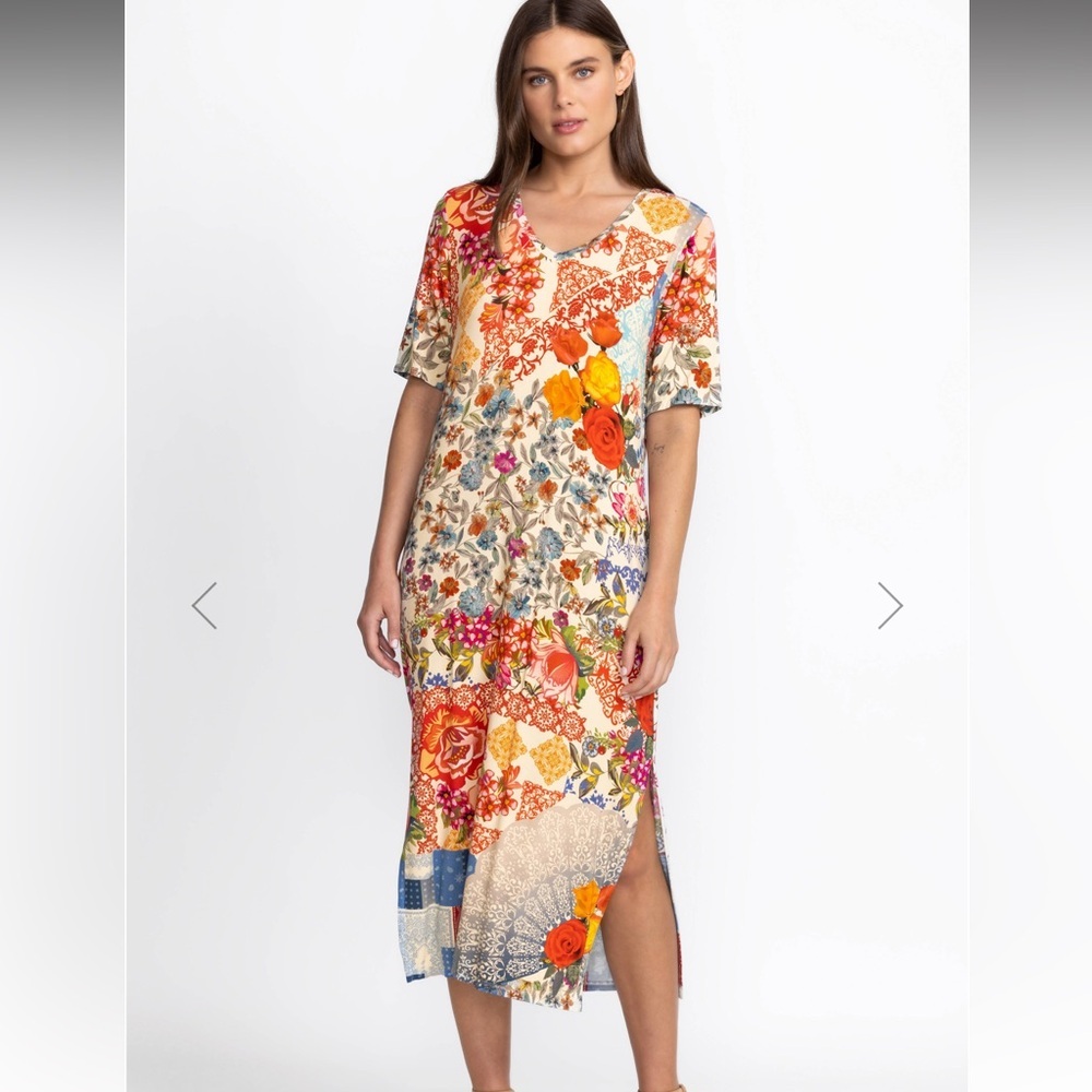 Johnny Was TANGO MAXI T‑SHIRT DRESS Size XS - Picture 6 of 7